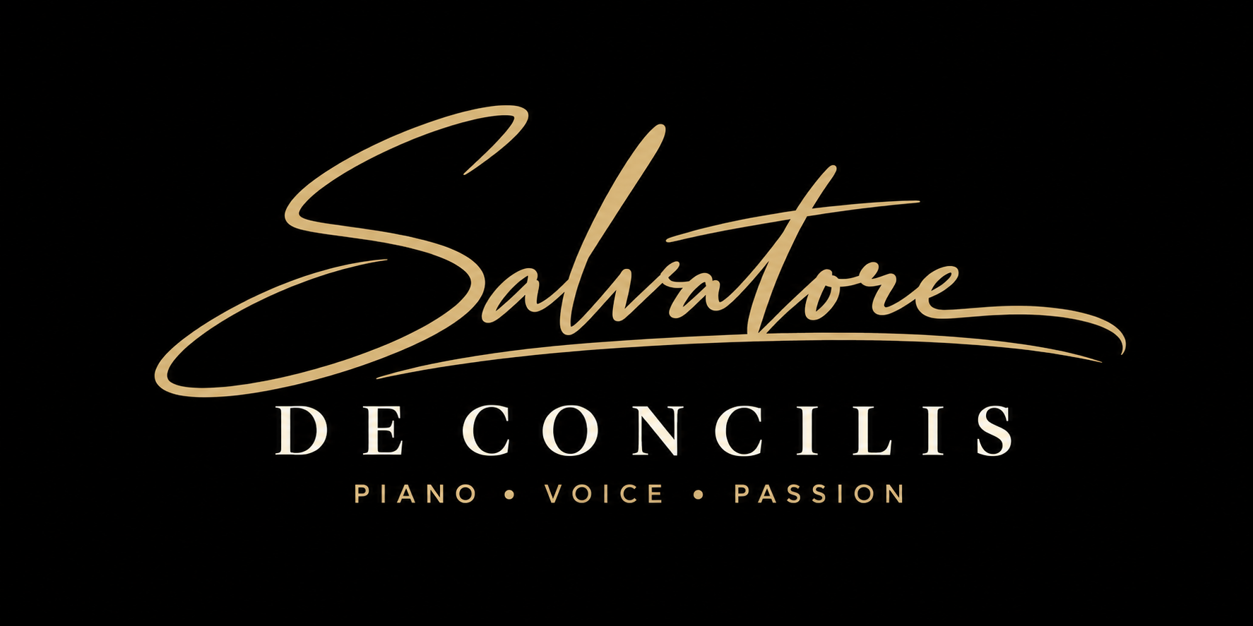 Salvatore De Concilis — Piano, Voice, Passion